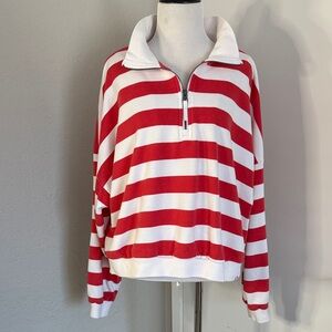 JoyLab Rugby Striped Pullover
